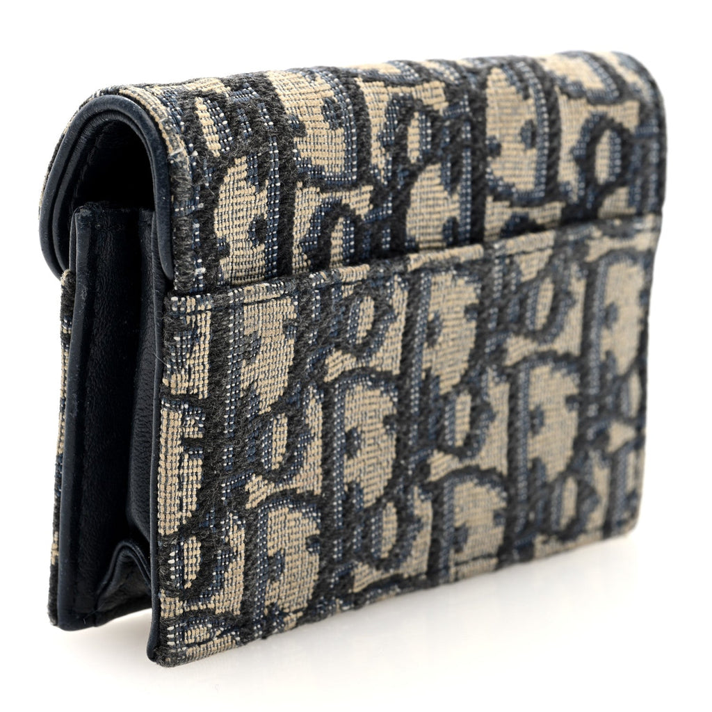 Oblique Saddle 5-Gusset  Holder Blue