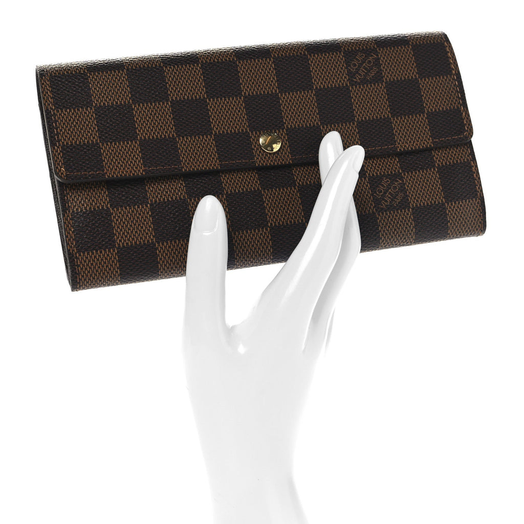 Damier Ebene Sarah Wallet