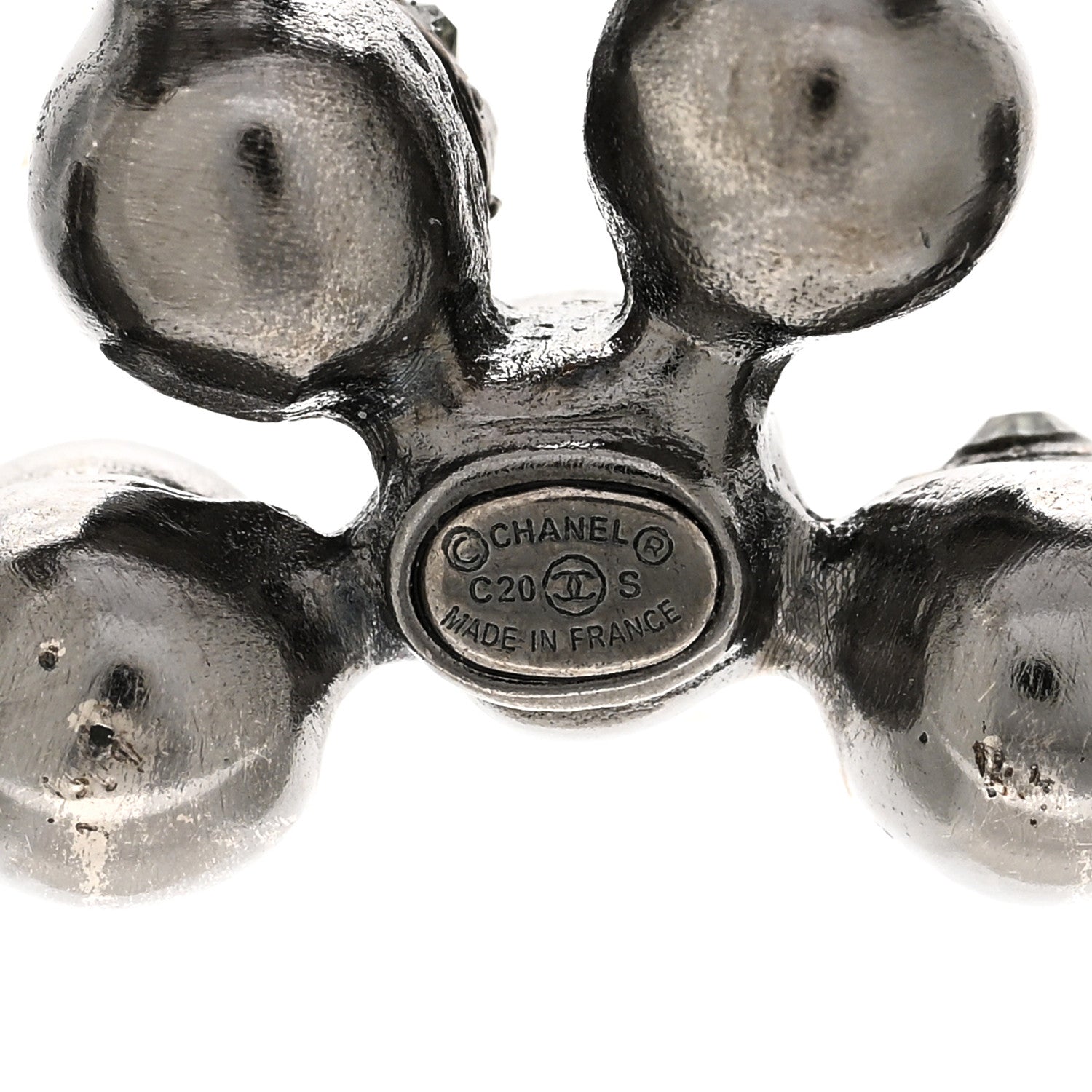 Ruthenium Crystal CC Brooch