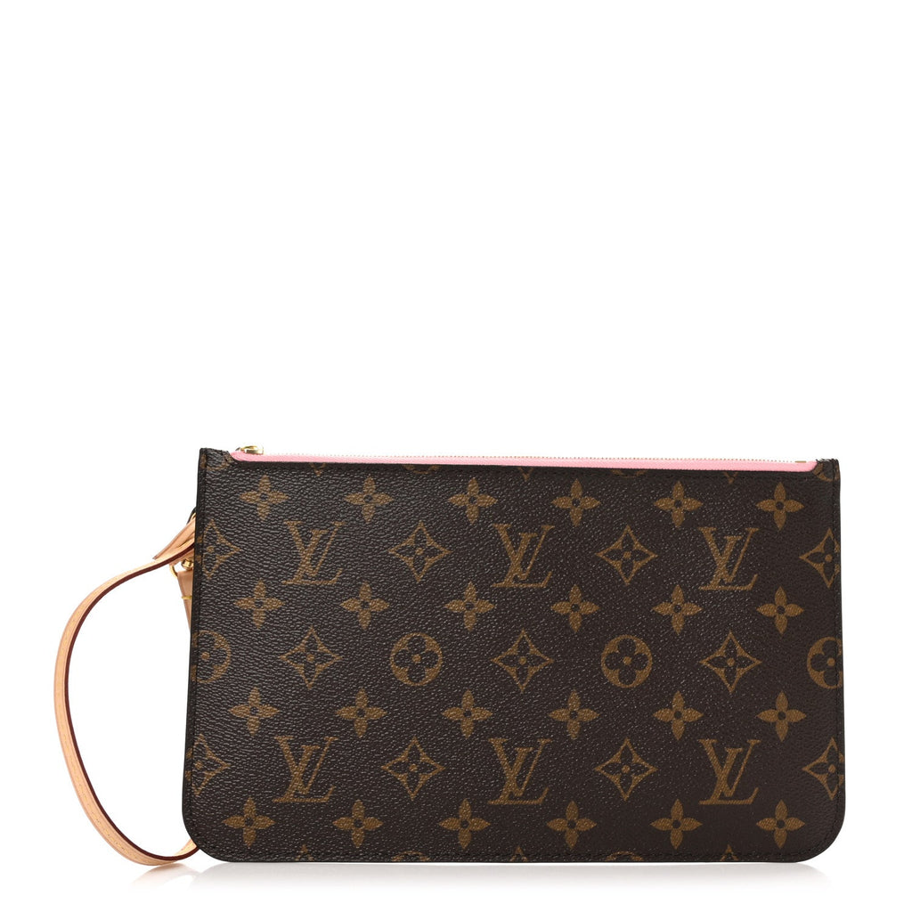 Monogram Neverfull MM GM Pochette Rose Ballerine