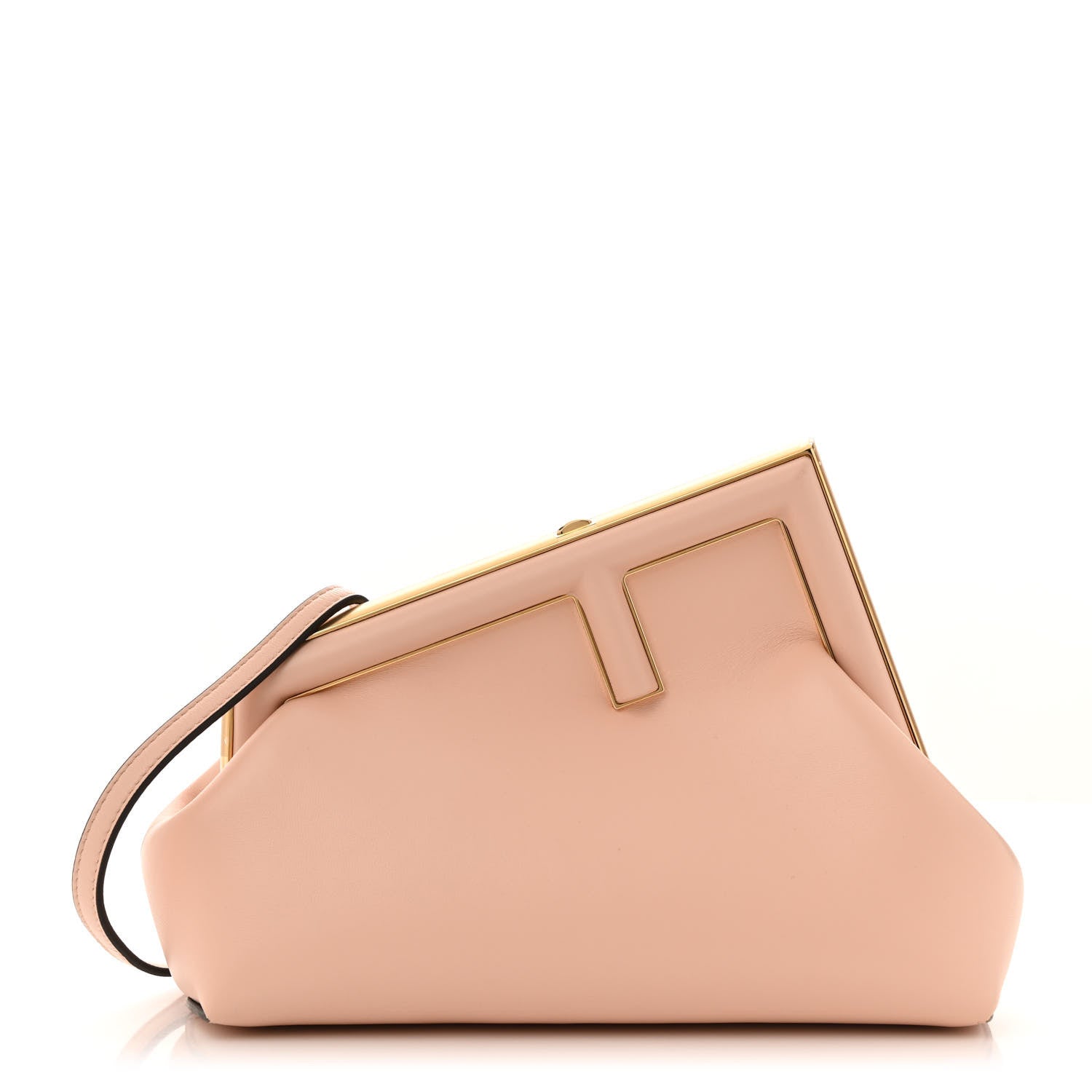 Shiny Nappa Small Fendi First Light Rose