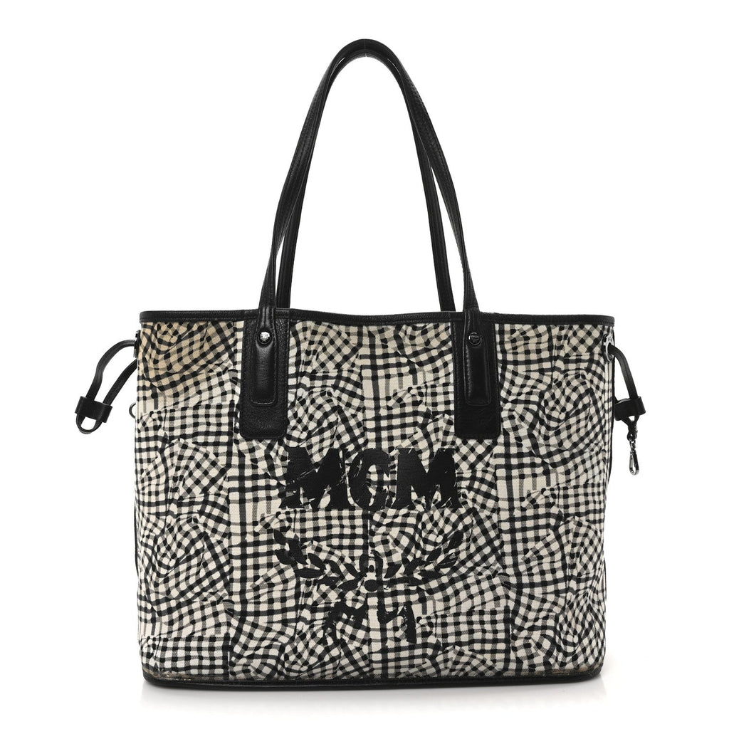 Visetos Medium Liz Reversible Shopper Tote Black