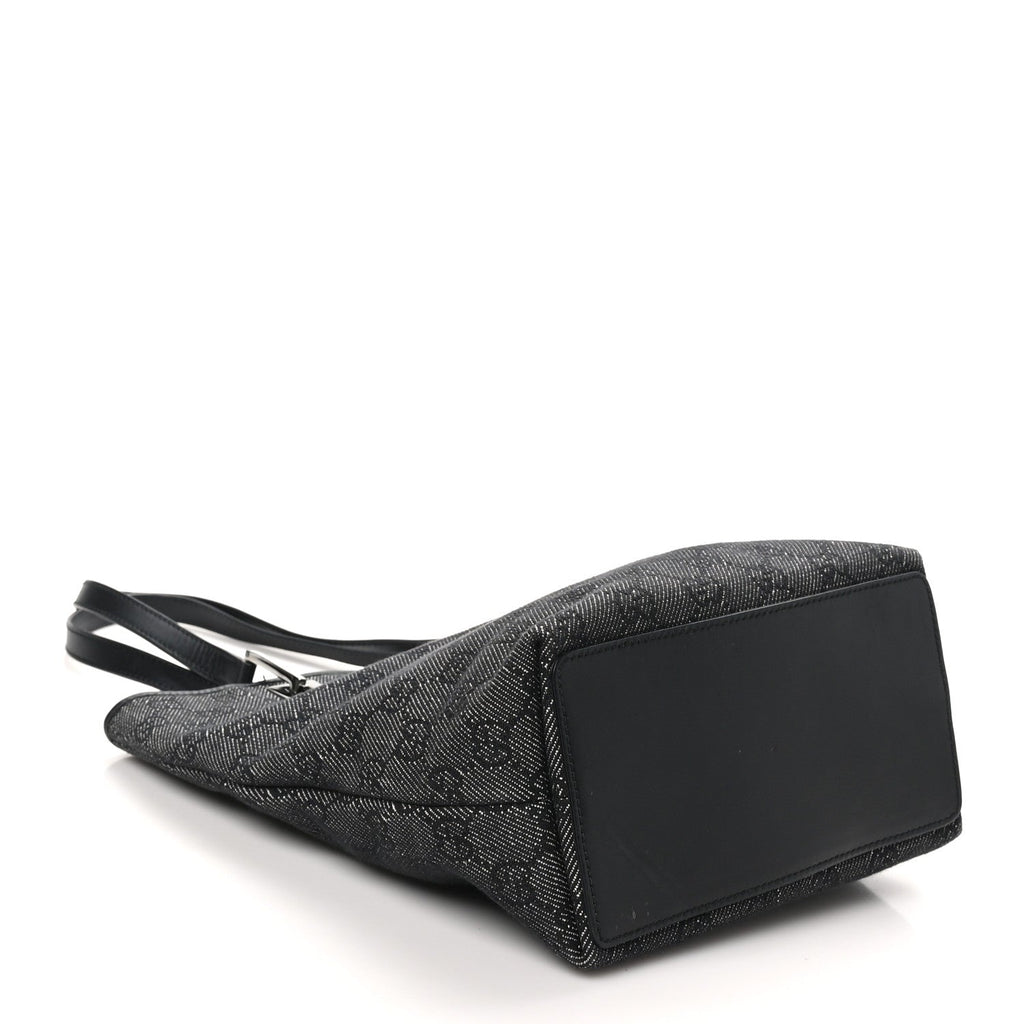 Monogram Small Bucket Tote Black