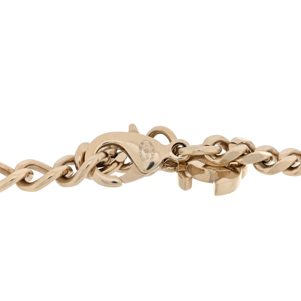 Crystal CC Chain Bracelet Gold Silver