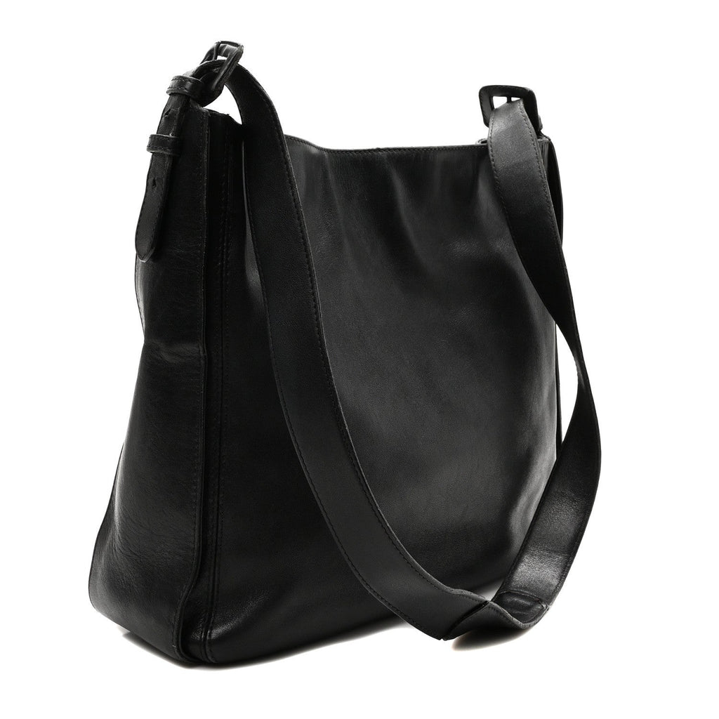 Lambskin Messenger Black