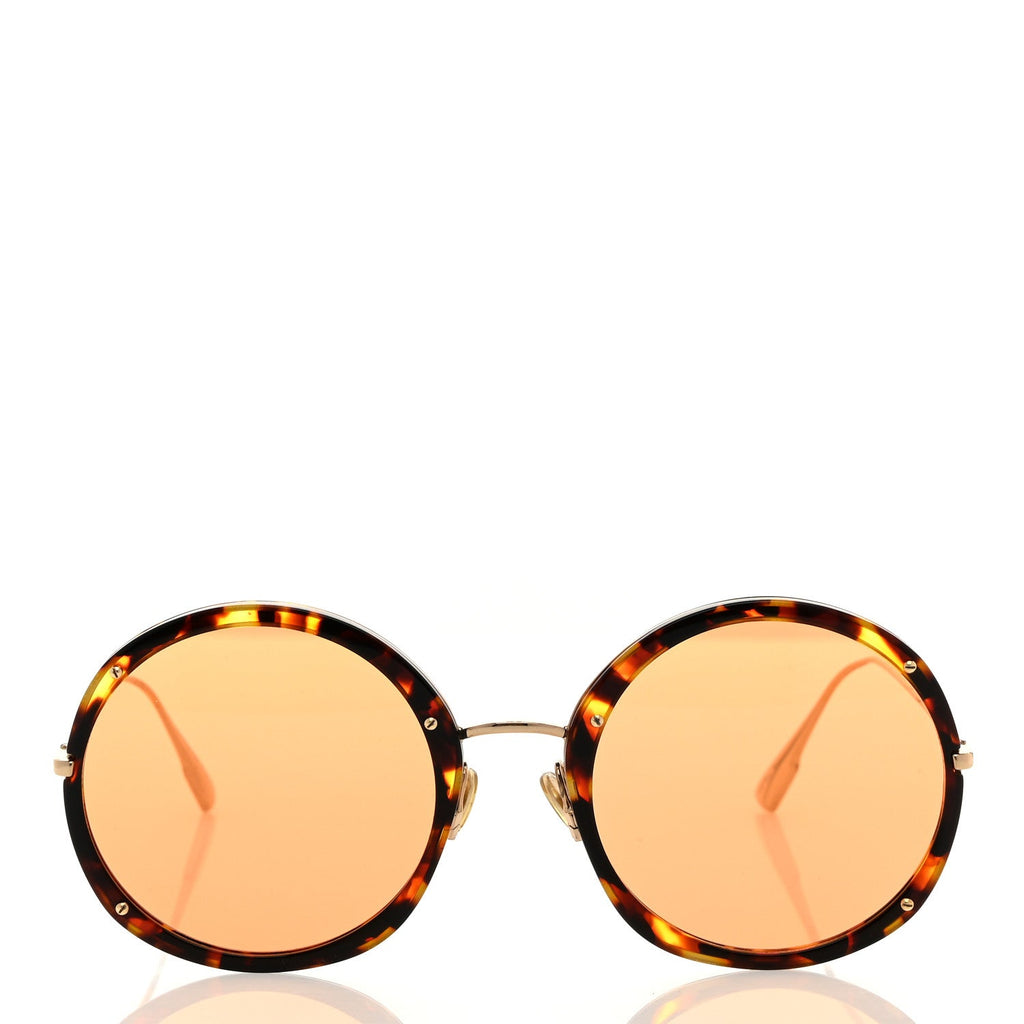Hypnotic 1 Round Sunglasses Havana Orange