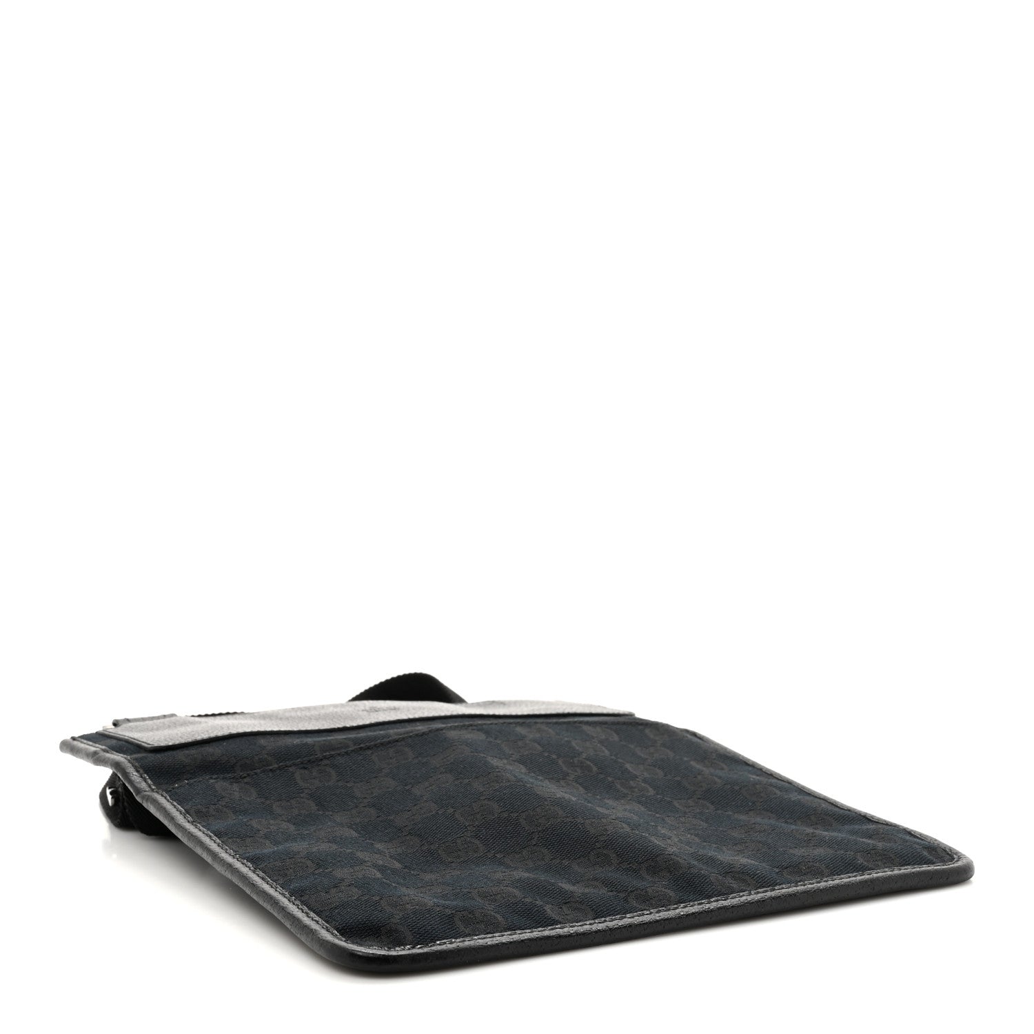 GG Monogram Messenger Crossbody Bag Black