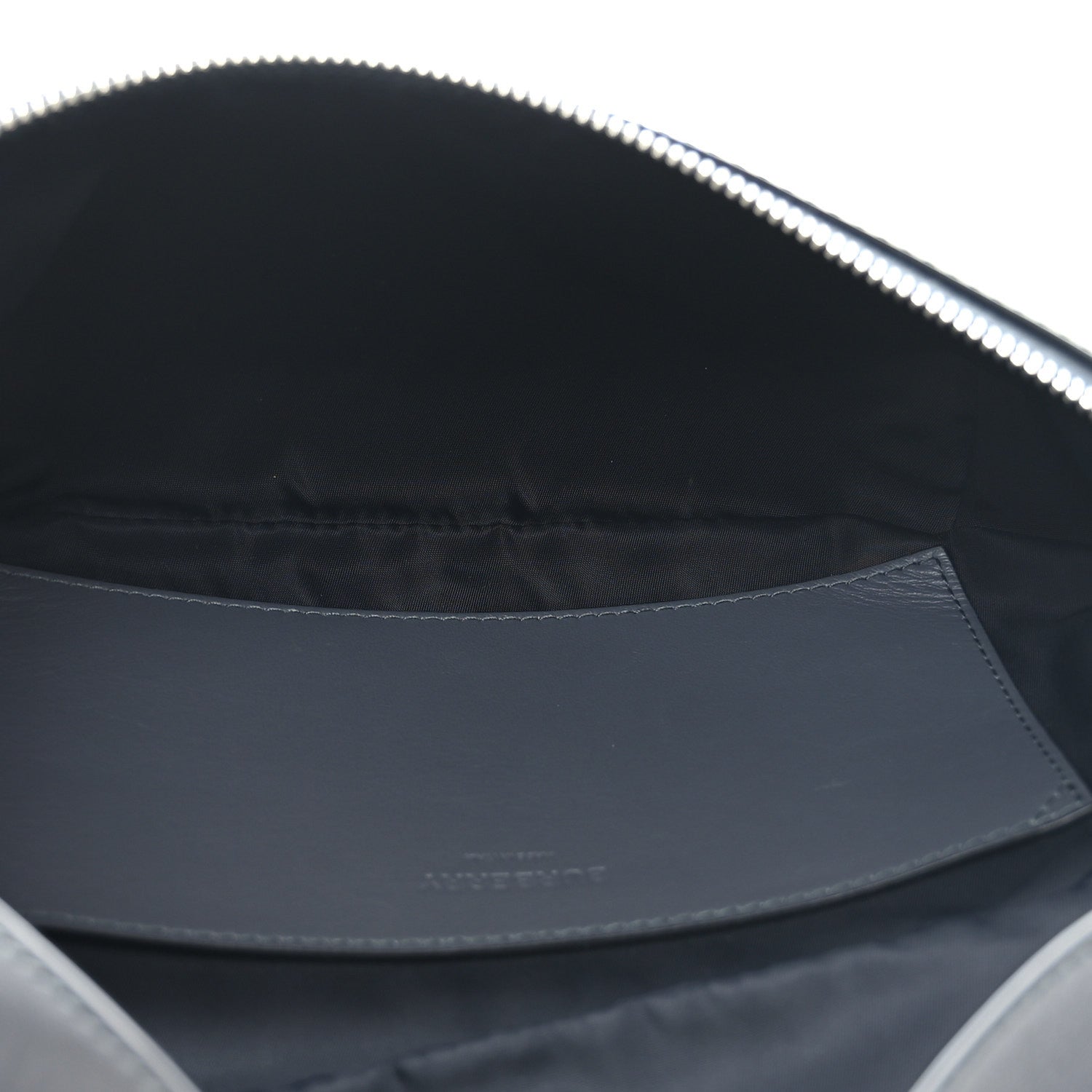Calfskin Horseferry Print Medium Sonny Bum Bag Dark Ash Grey