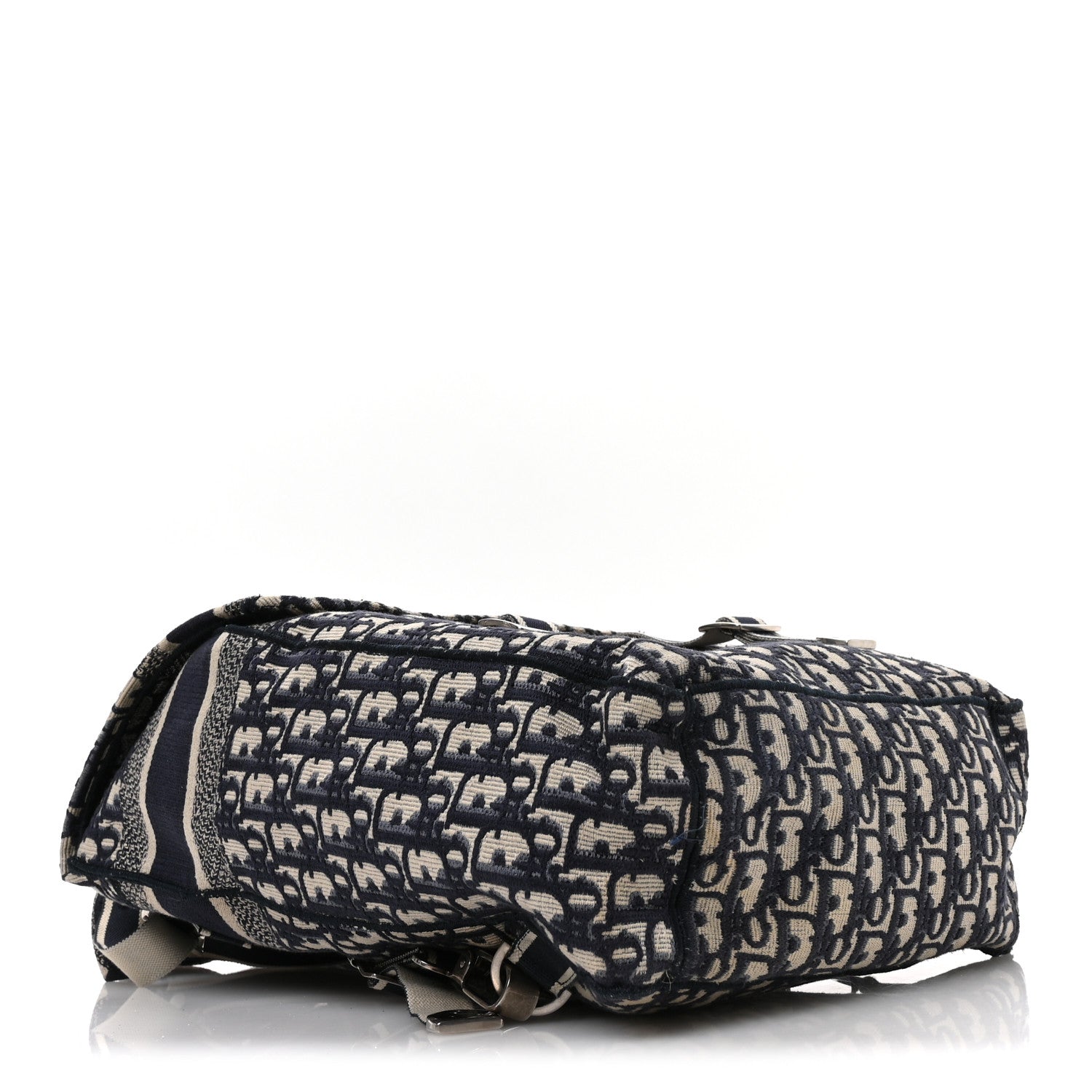 Oblique Backpack Blue White