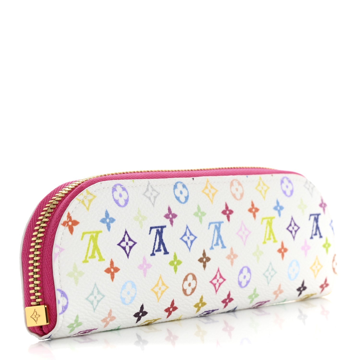 LV X TM Monogram Multicolor Charlotte Pencil Pouch Fuchsia