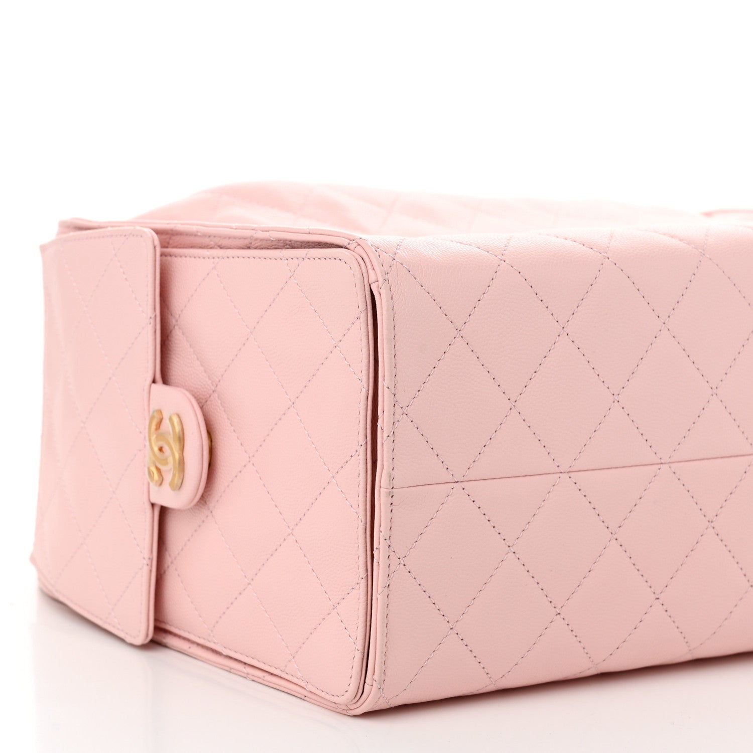 Caviar Quilted Medium Chanel 25 Handbag Pink