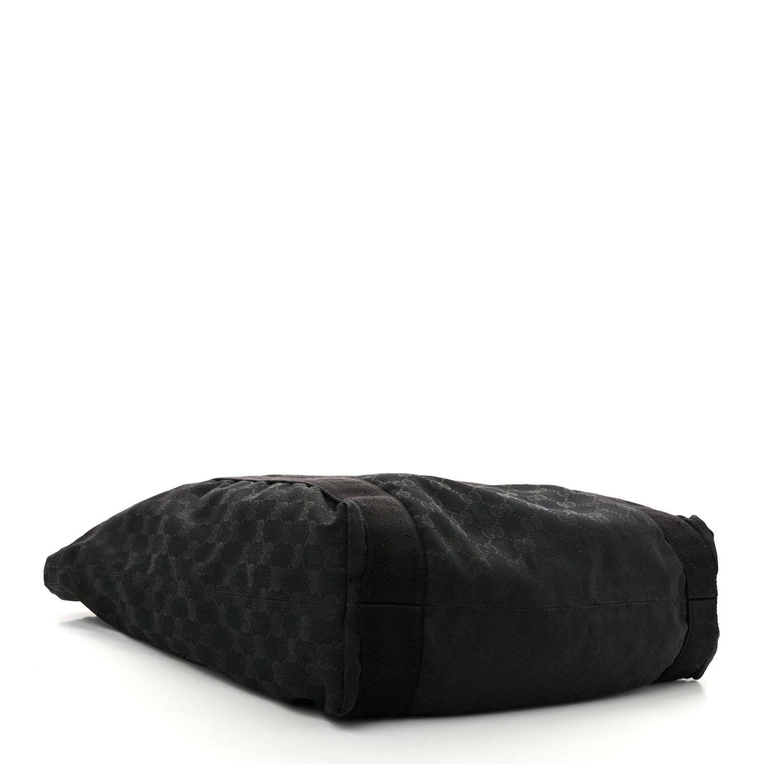 GG Monogram Medium Handle Vertical Tote Black