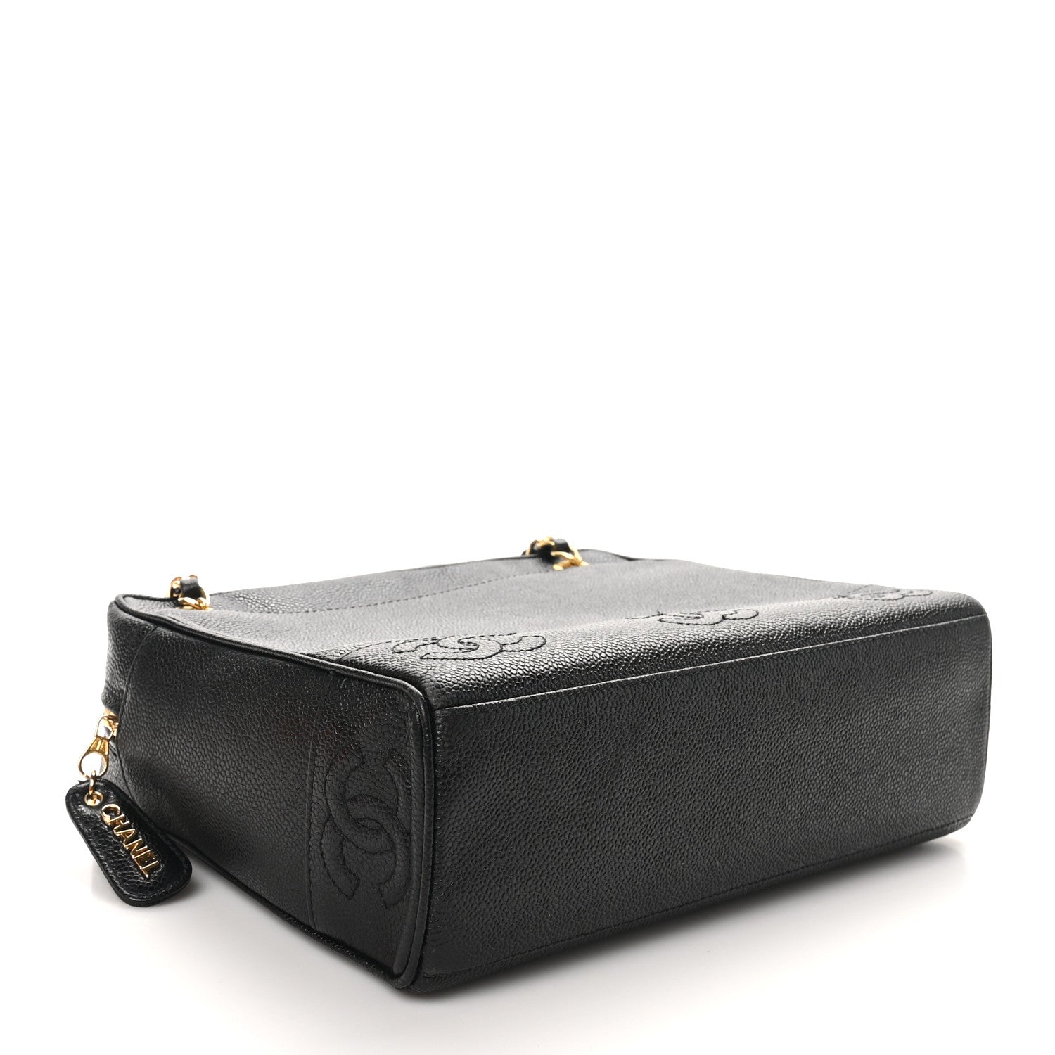 Caviar CC Shoulder Bag Black