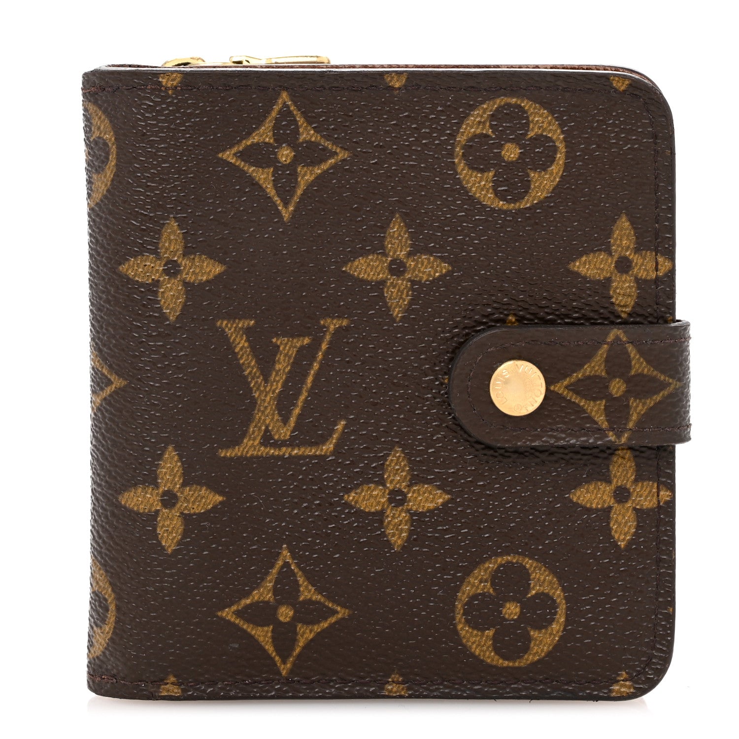 Monogram Compact Zippe Zipped Wallet