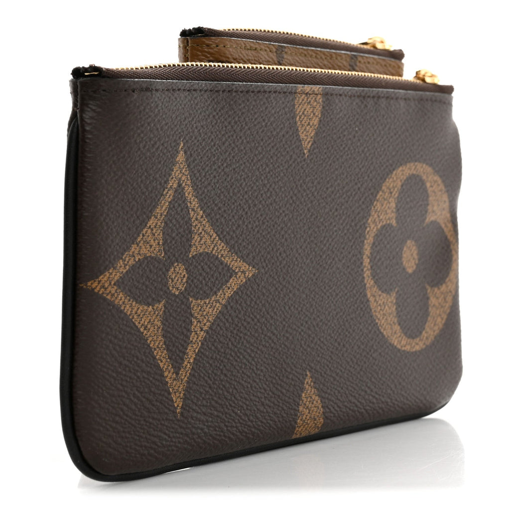 Reverse Monogram Giant Trio Pouch