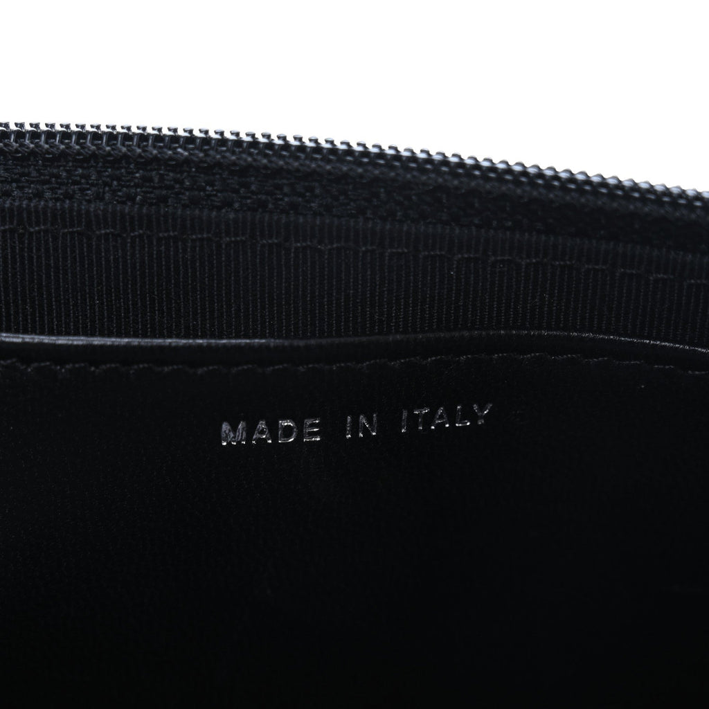 Lambskin Mademoiselle Wallet On Chain WOC Black