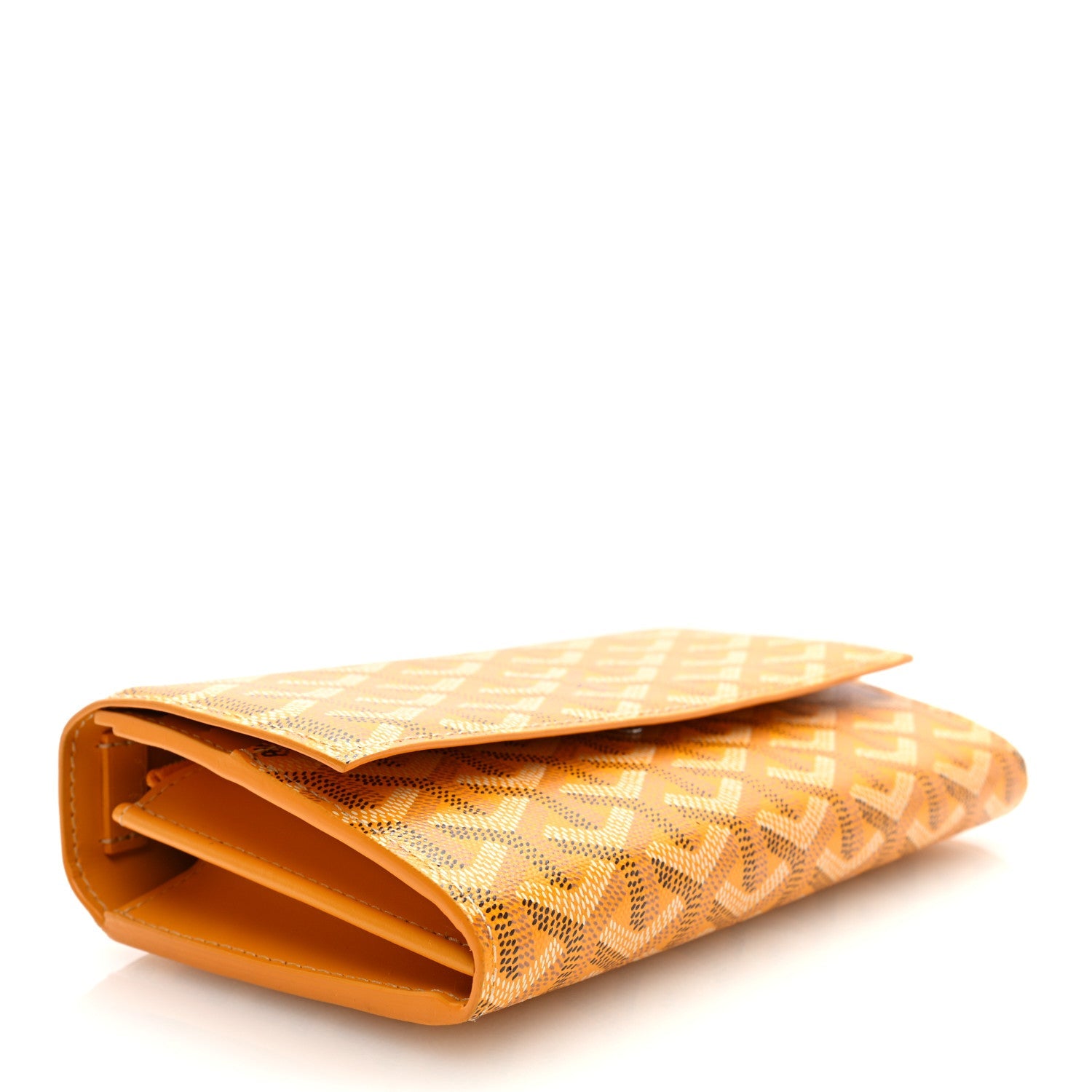 Goyardine Varenne Continental Wallet Yellow