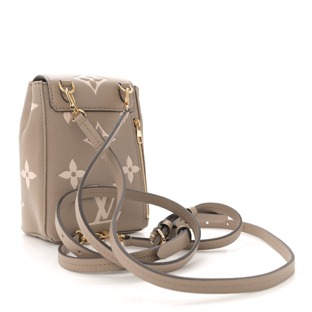Empreinte Monogram Giant Tiny Backpack Tourterelle Cream