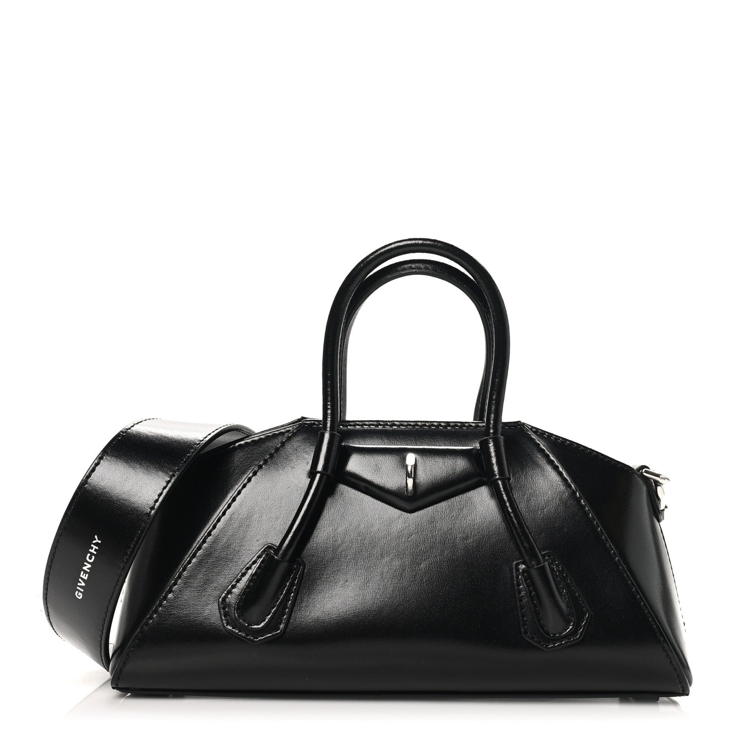 Box Calfskin Mini Antigona Stretch Black
