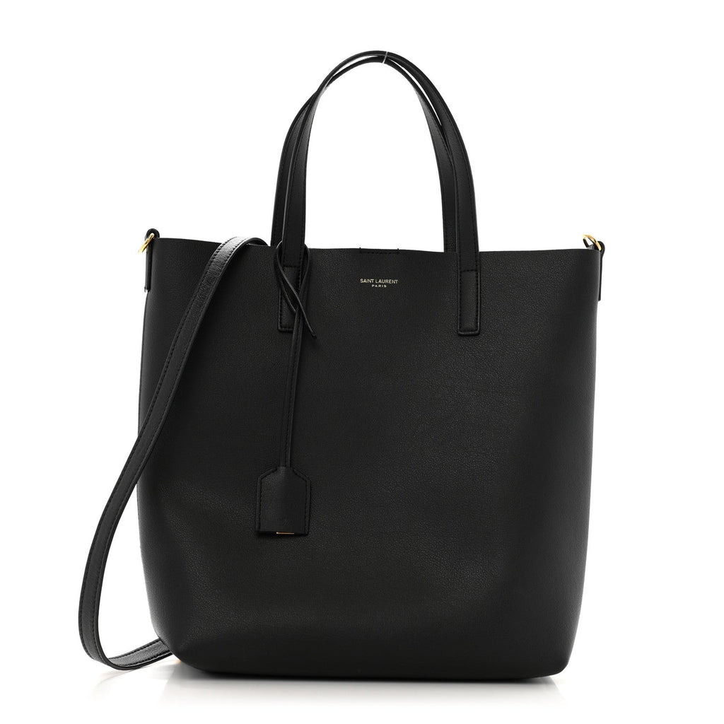 Calfskin Toy Shopping Tote Black