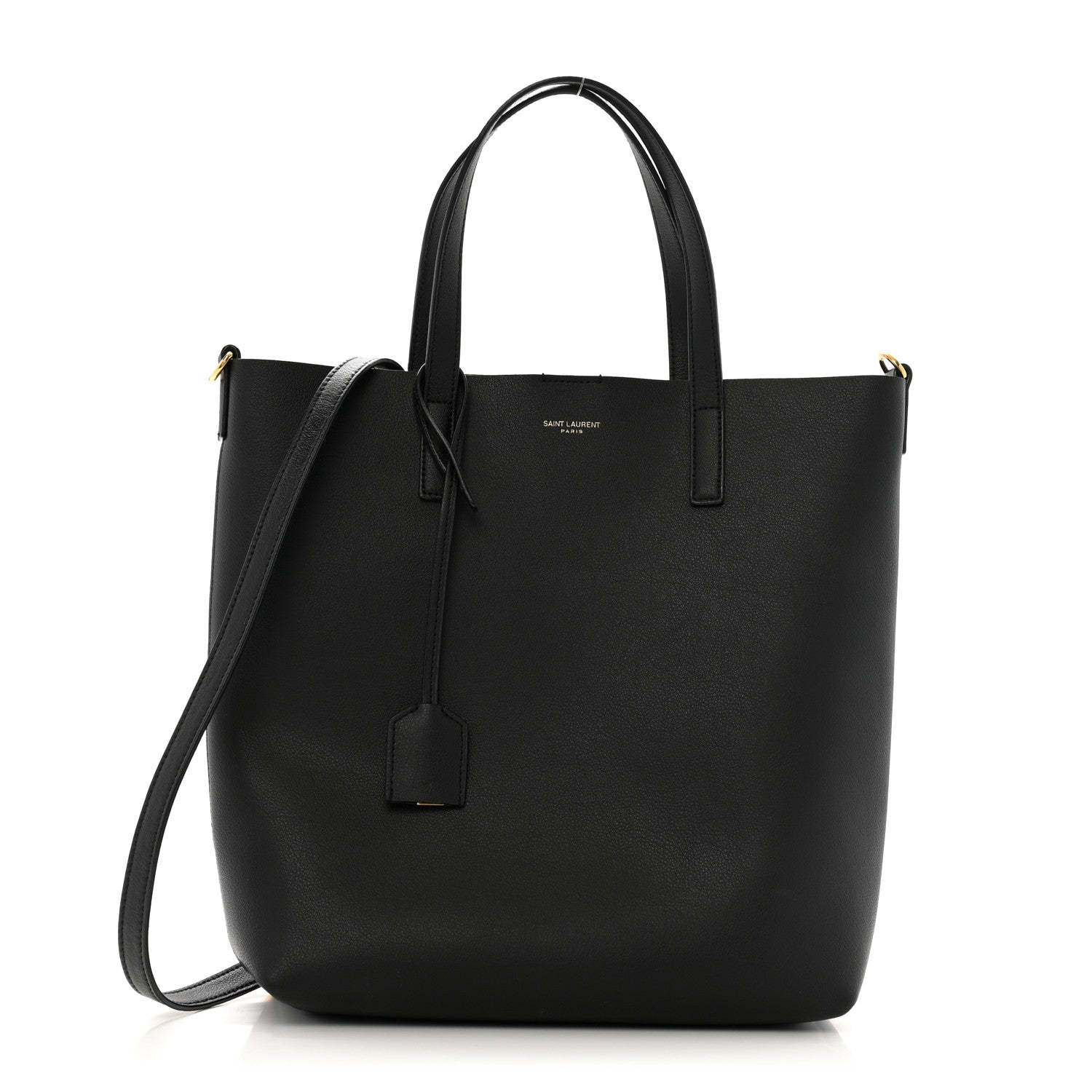 Calfskin Toy Shopping Tote Black