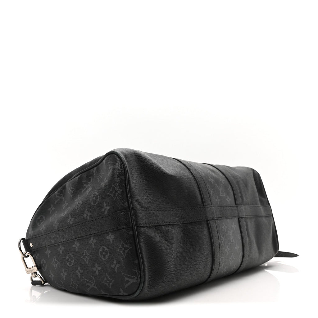 Taiga Monogram Eclipse Keepall Bandouliere 50 Black