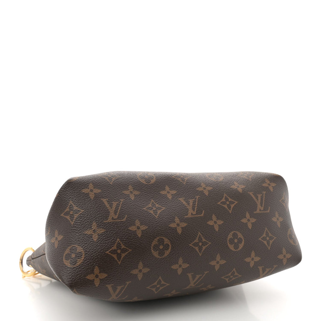 Monogram Flower Zipped Tote PM Black