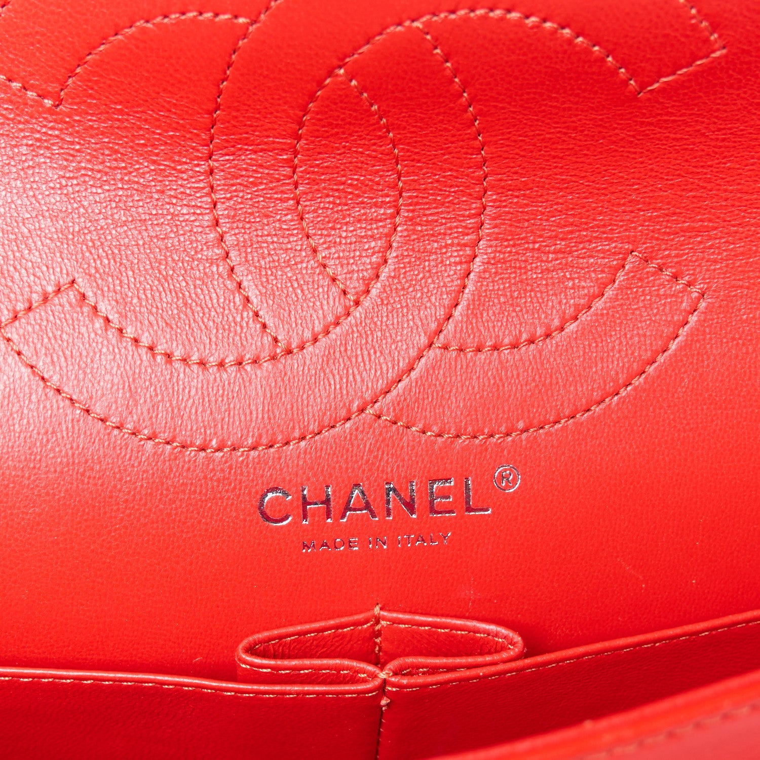 Distressed Patent Quilted 2.55 Reissue 226 Flap Red