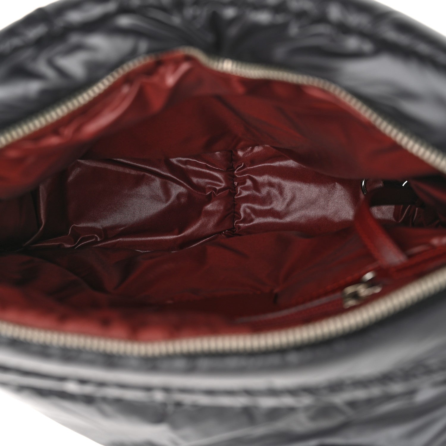 Nylon Small Coco Cocoon Messenger Bag Black