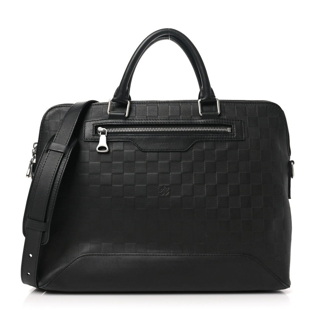 Damier Infini Porte-Documents Jour Onyx