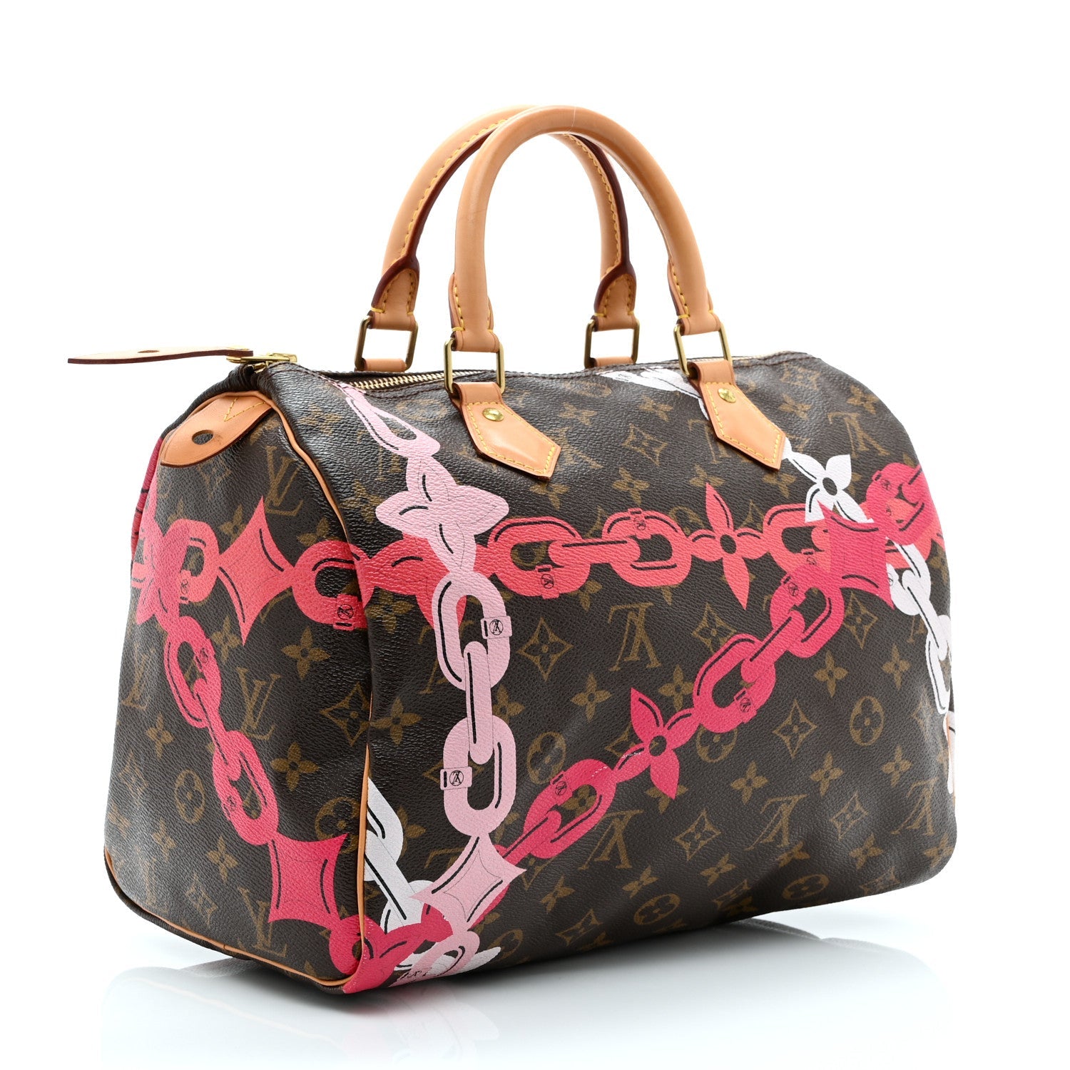 Monogram Bay Speedy 30 Rose Ballerine Poppy