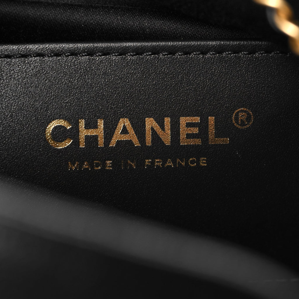 Caviar Quilted Small Chanel 25 Handbag Black