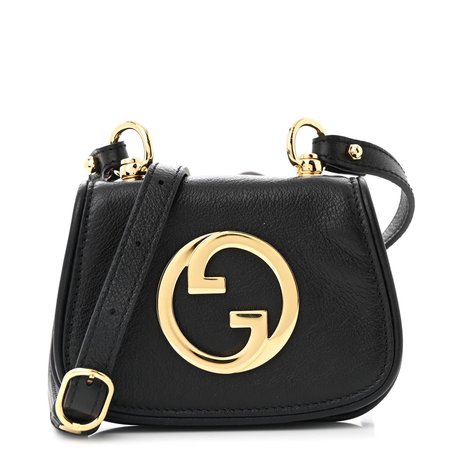 Roxy Calfskin Blondie  Case Wallet with Strap Black