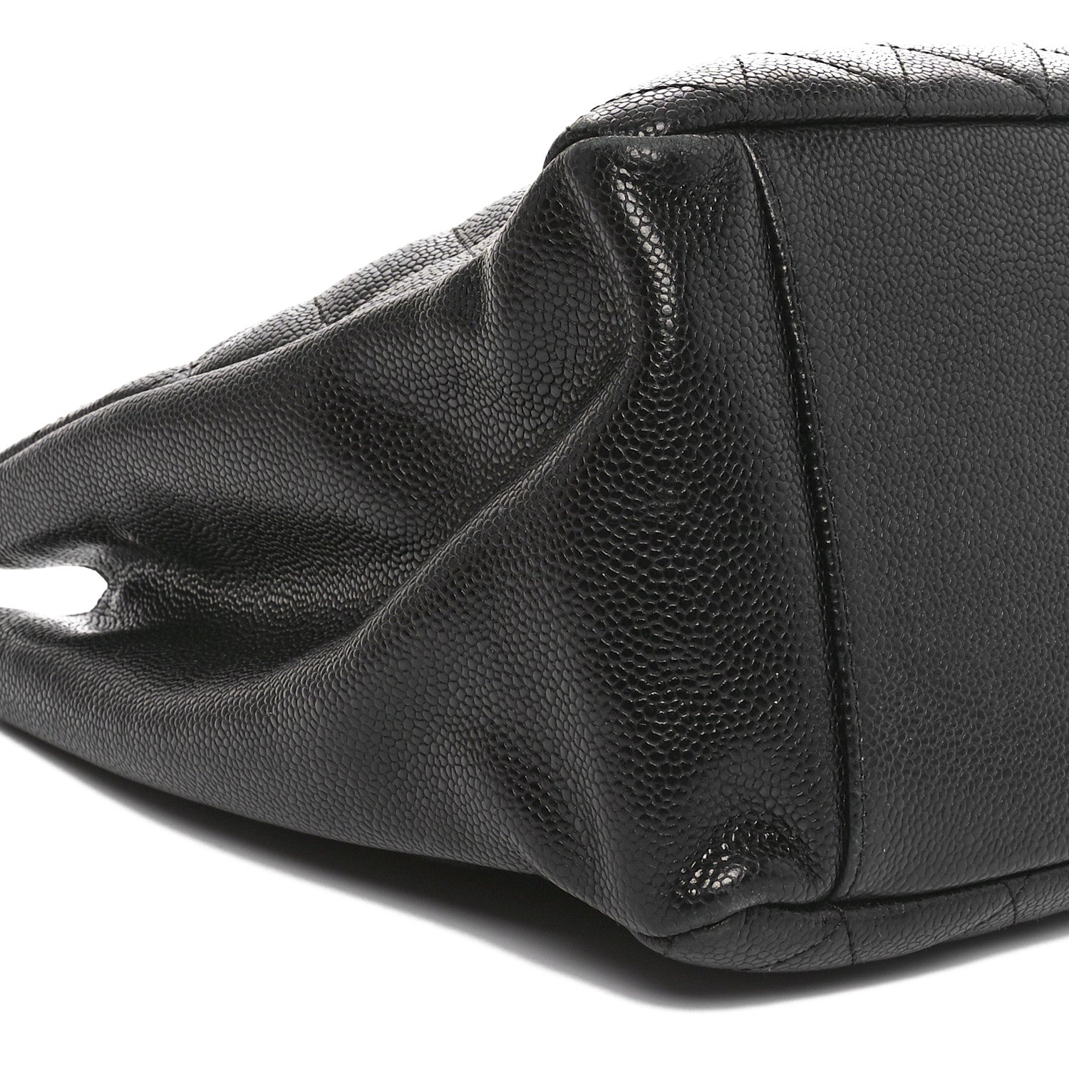 Caviar Quilted Grand Shopping Tote GST Black