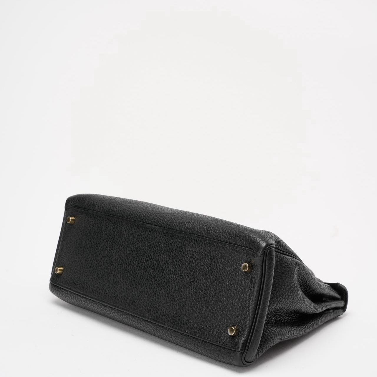 Hermes Black Kelly 32 Retourne Togo Leather 2011