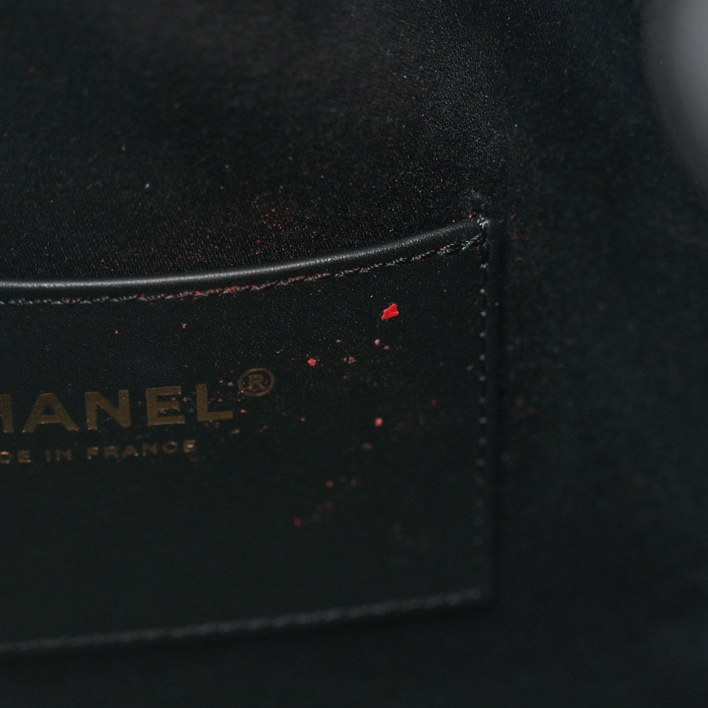 Caviar Quilted Small Chanel 25 Handbag Black