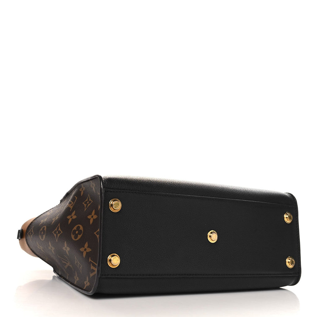 Calfskin Monogram On My Side Black