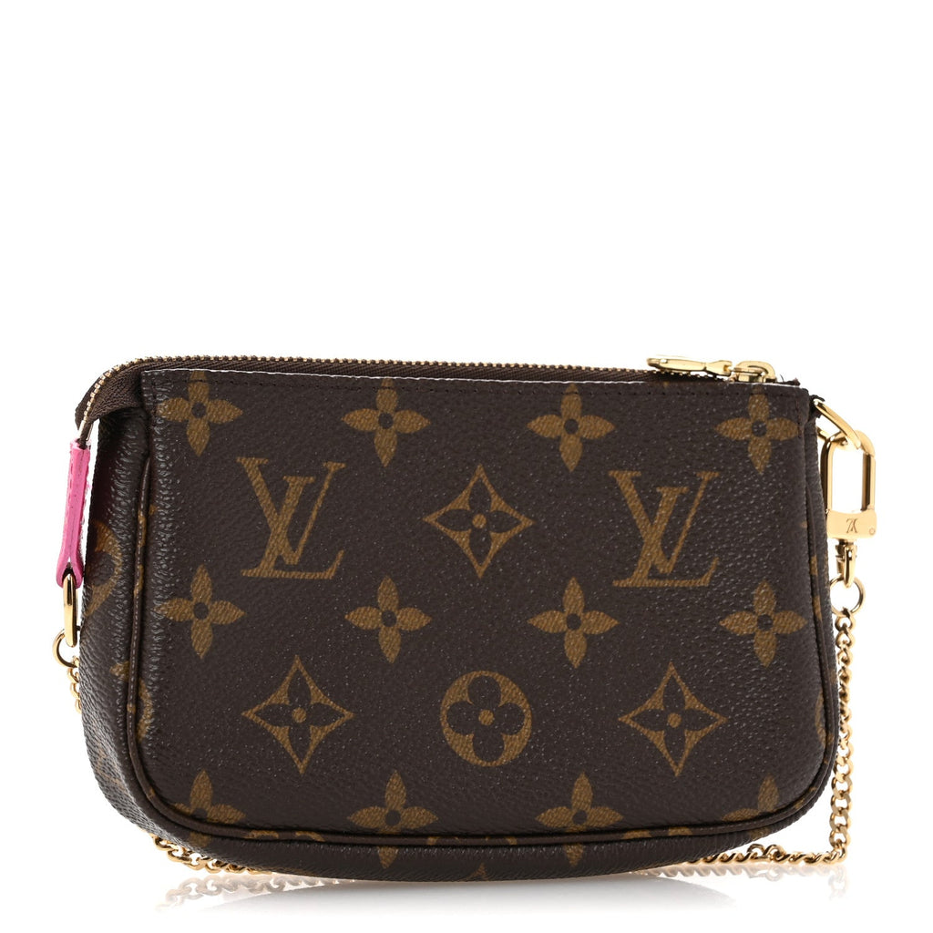 Monogram 2022 Christmas Animation Seoul Mini Pochette Accessories Fuchsia