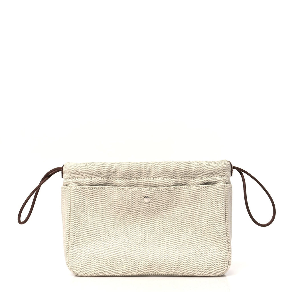 Canvas Barenia Fourbi 20 PM Bag Insert Natural Fauve