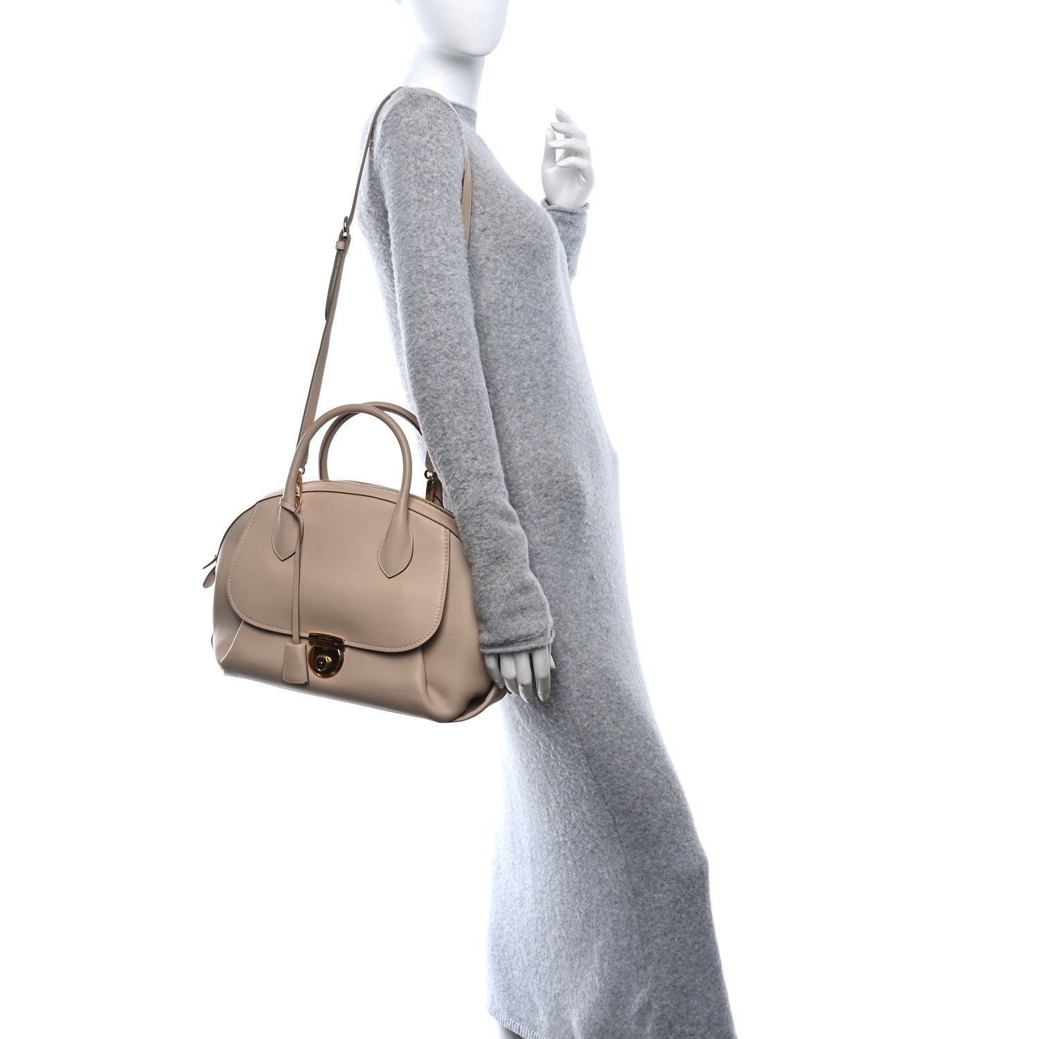 Calfskin Fiamma Bag New Bisque