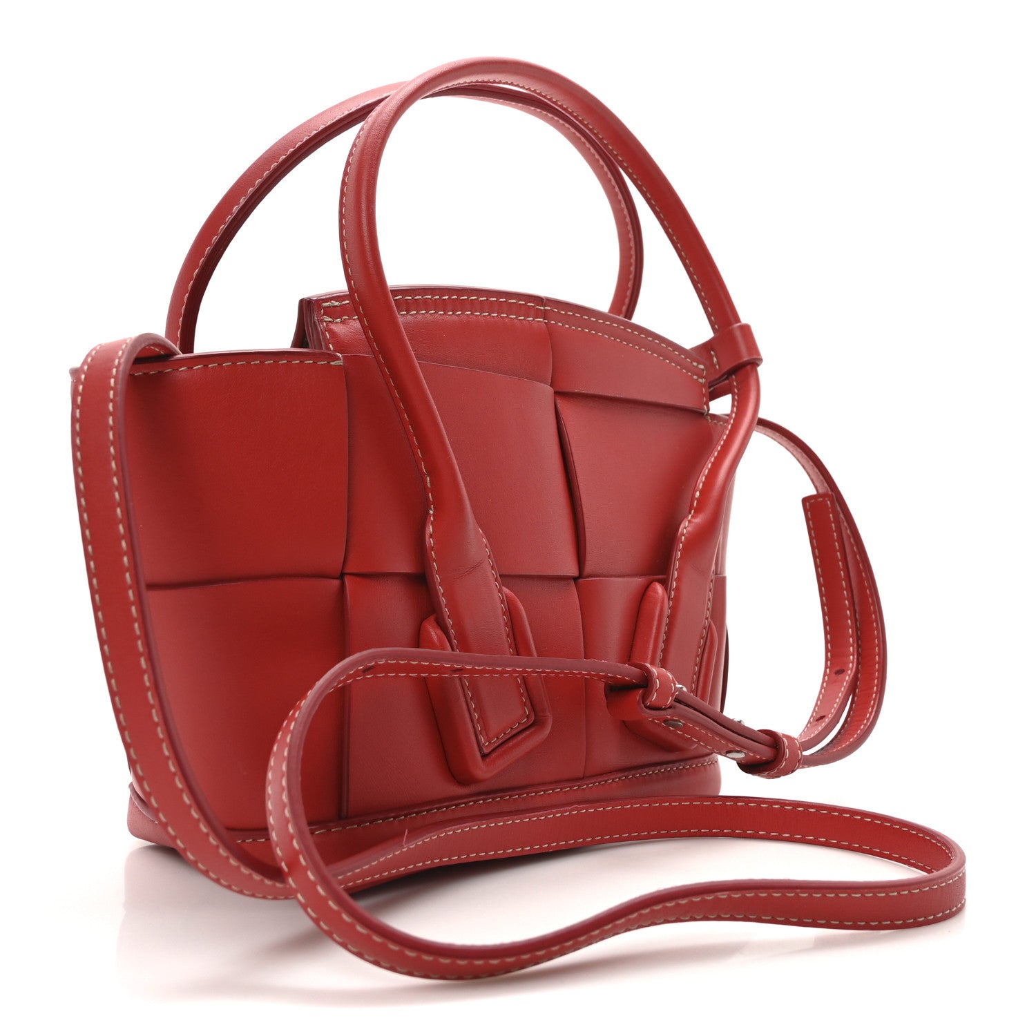 French Calfskin Mini Maxi Intrecciato Arco Polish