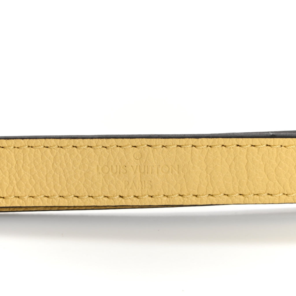 Calfskin Buci Shoulder Strap Jaune