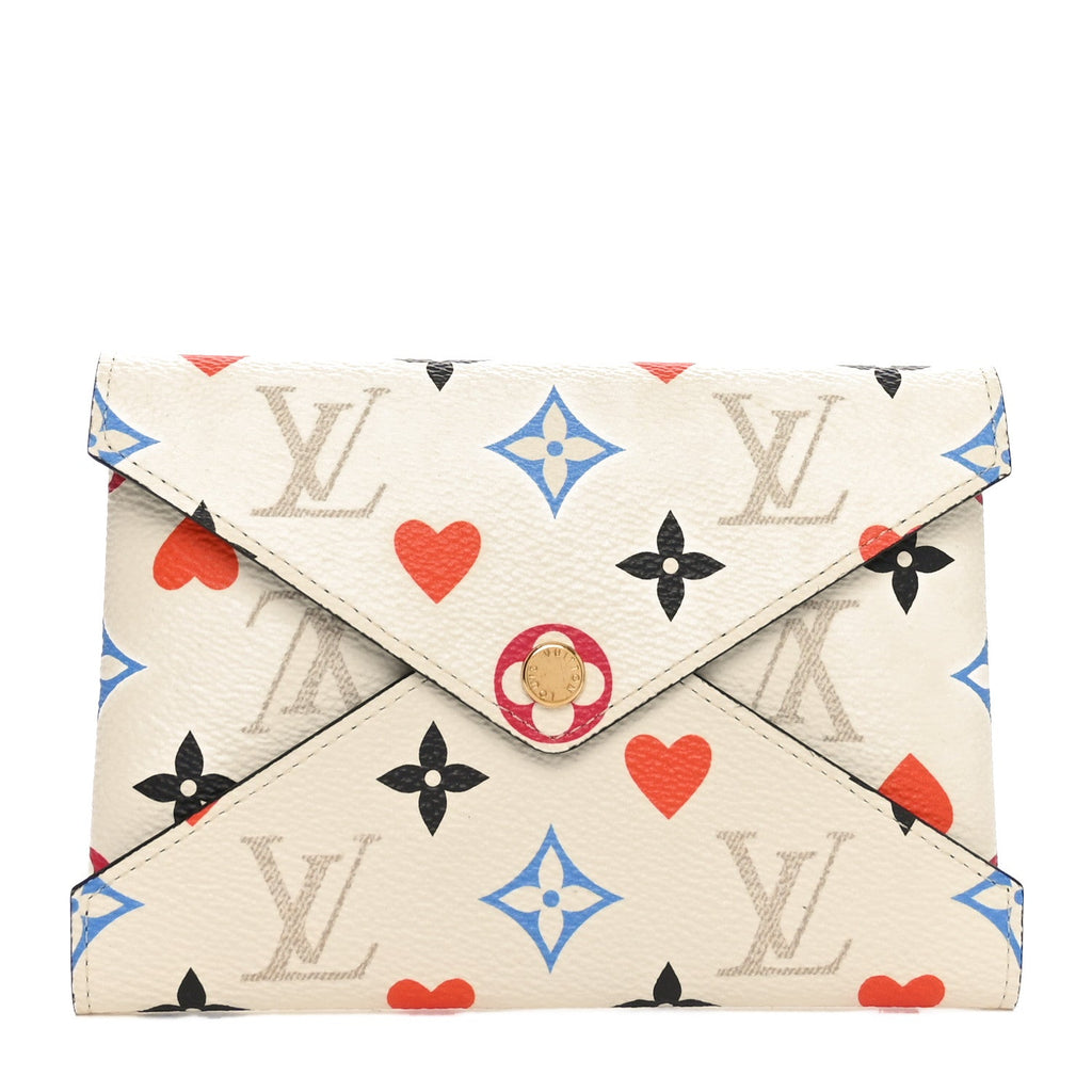 Game On Medium Kirigami Pochette White