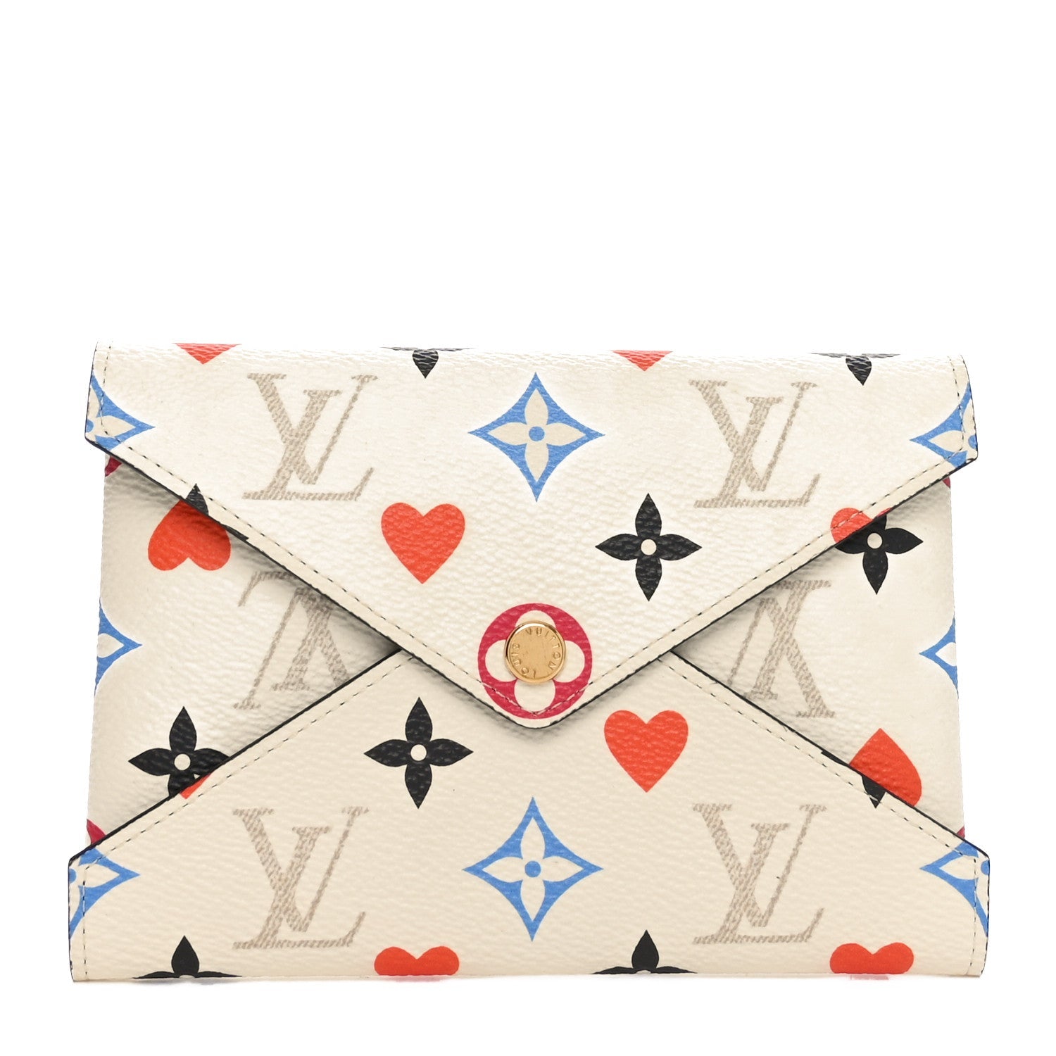 Game On Medium Kirigami Pochette White
