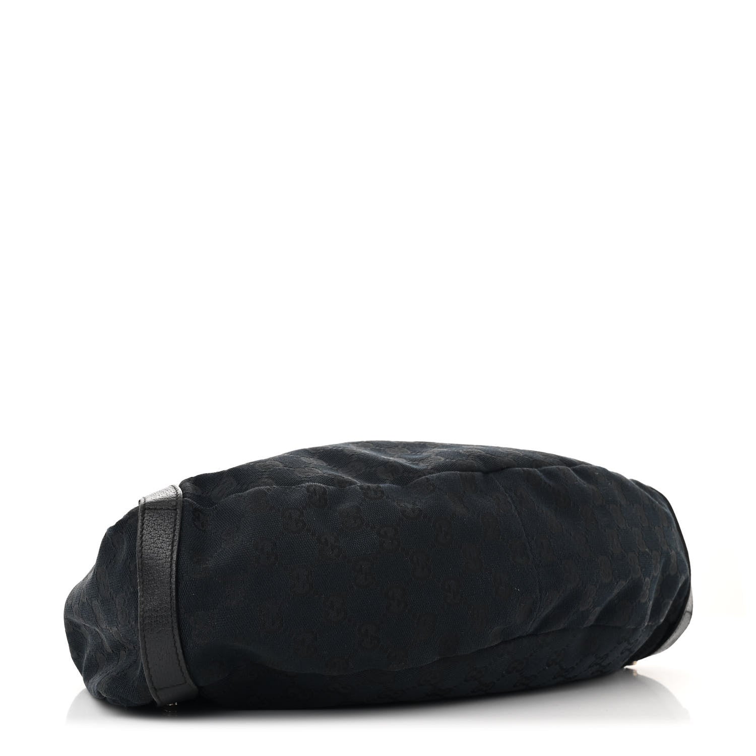Monogram Medium Abbey Shoulder Bag Black