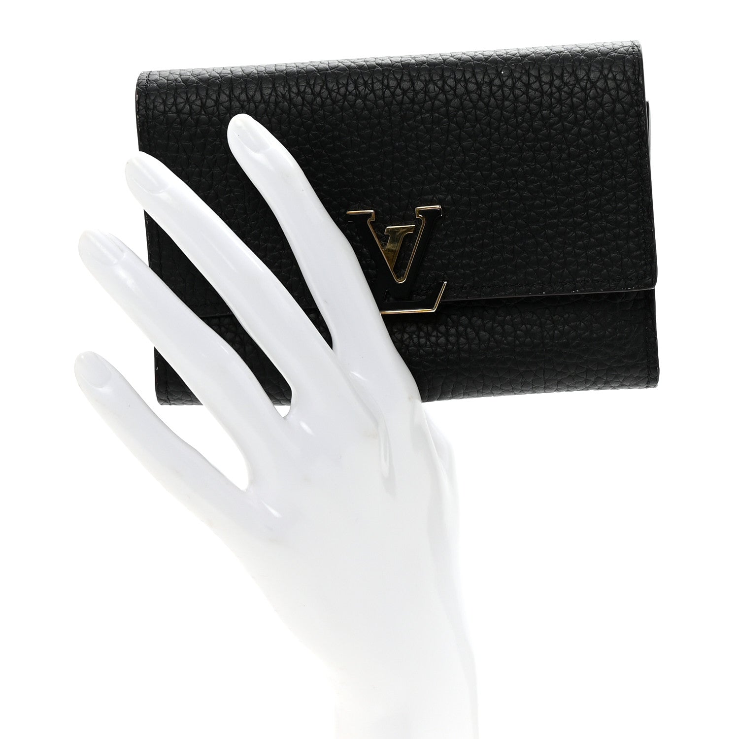 Taurillon Capucines Wallet Black