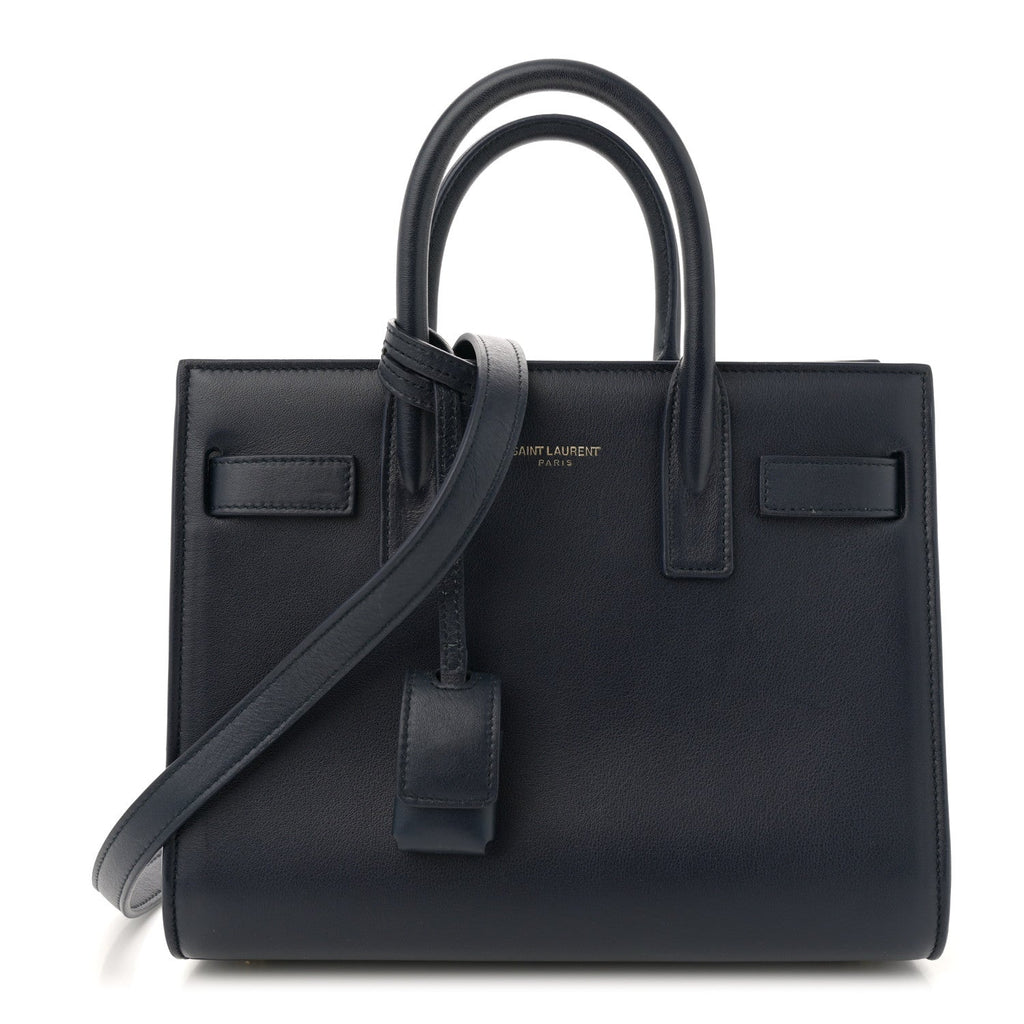 Calfskin Nano Sac De Jour Royal Blue