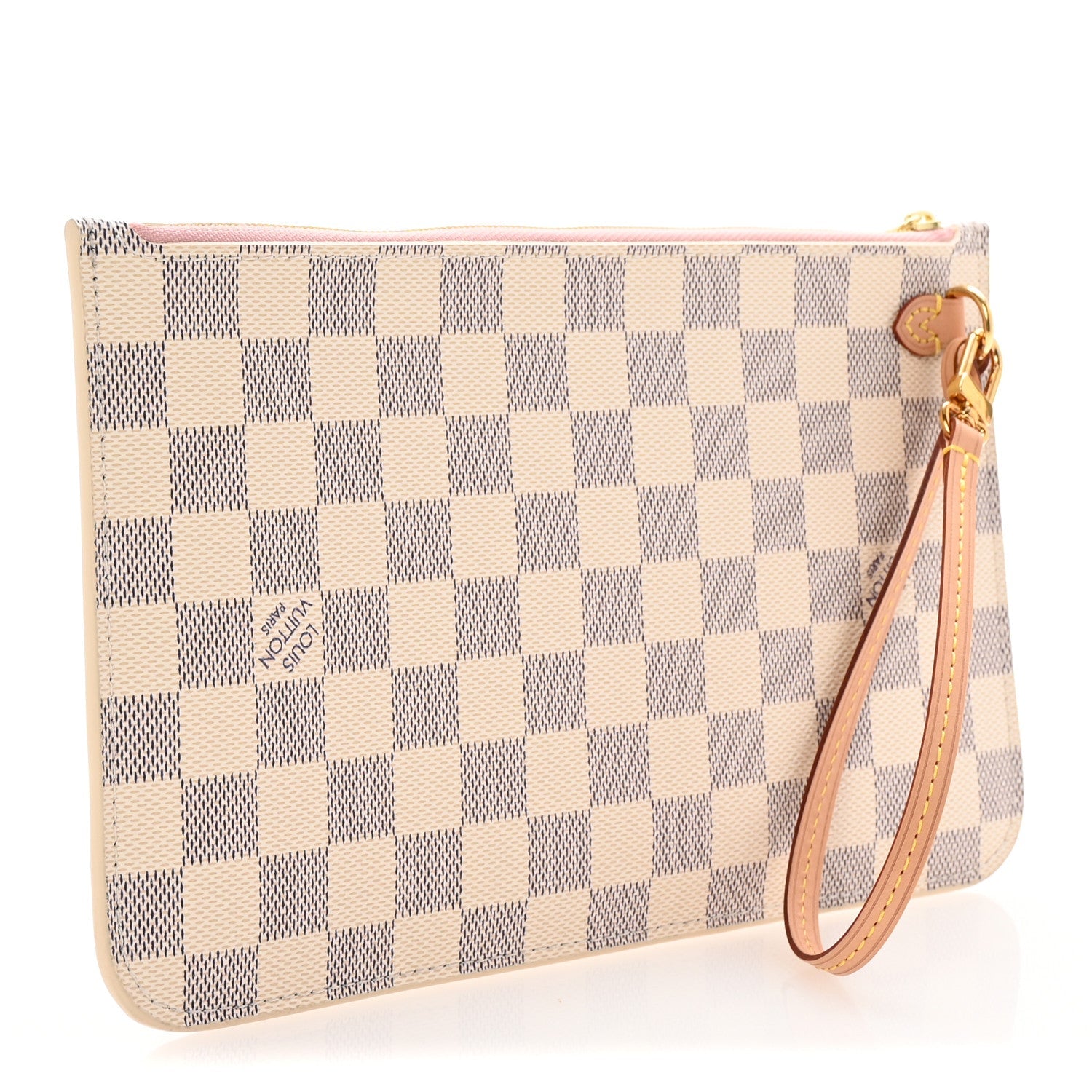 Damier Azur Neverfull MM GM Pochette Rose Ballerine