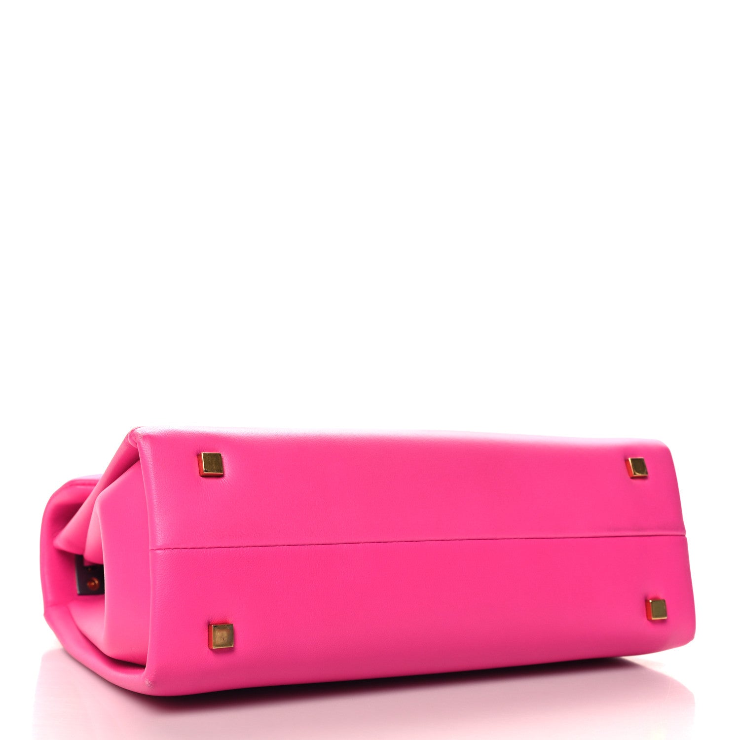 Nappa Small One Stud Top Handle Bag Pink PP