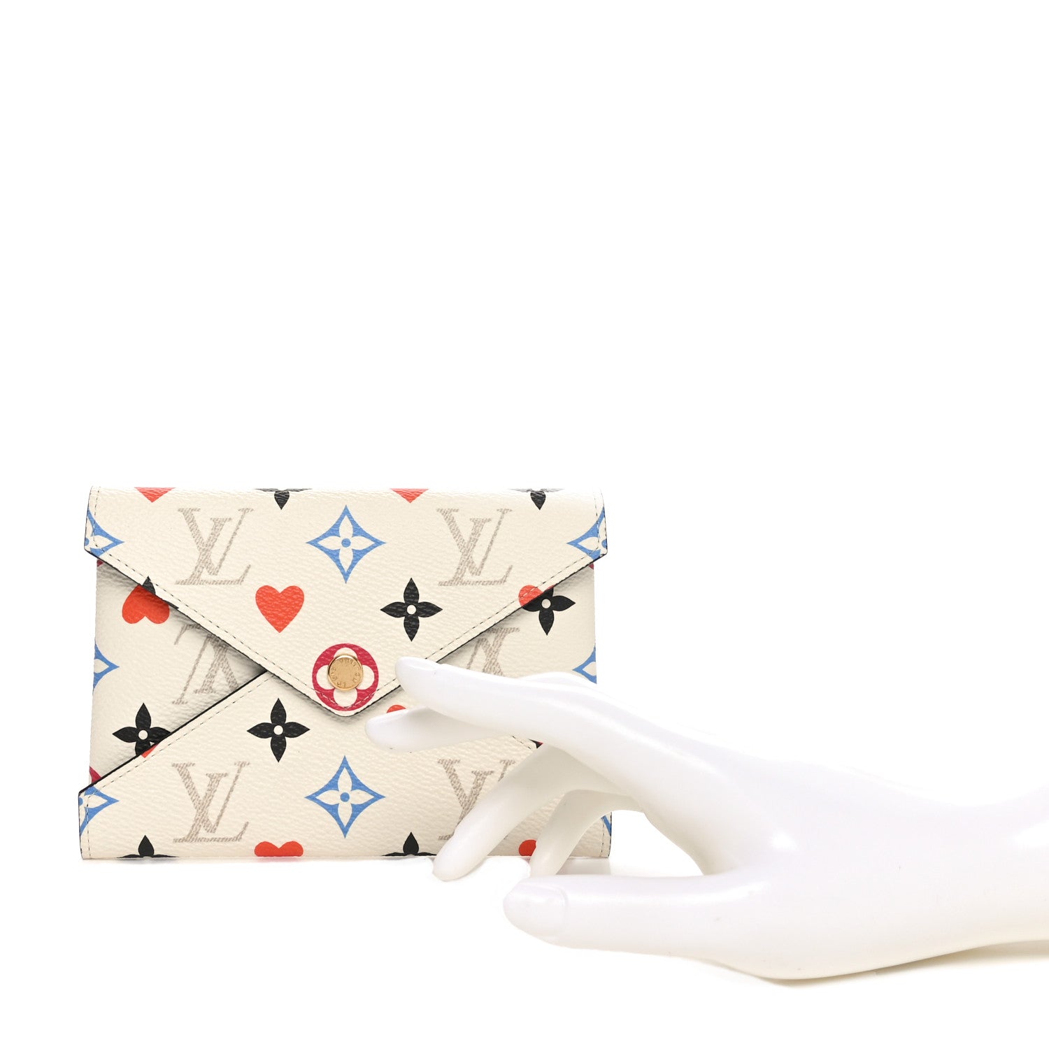 Game On Medium Kirigami Pochette White